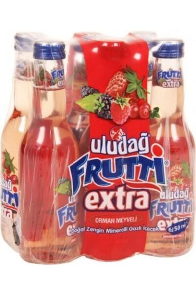 Uludağ Frutti Extra Orman Meyveli Gazlı Içecek 250 Ml X 24 Adet