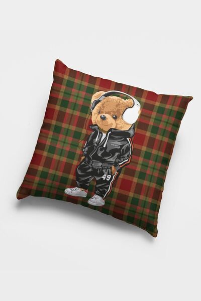 Viva Home 43x43 см Тканина з конячої шерсті Преміум Двостороння подушка Mr. T...