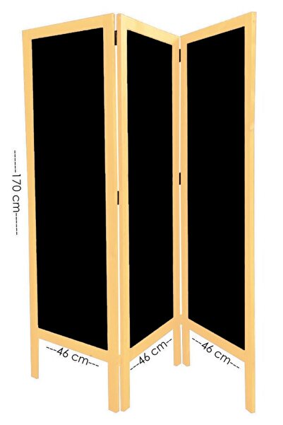 Modacanvas Masif Ahşap Kumas Paravan