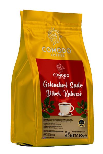 Comodo Coffee 150g Traditional Plain Dibek Coffee