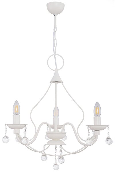 Begüsa Günce 3'lü Beyaz Avize