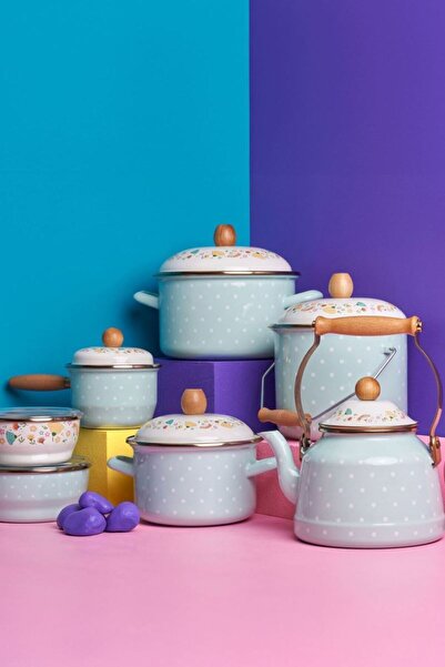 Miss Betty 14-16 cm 2-Piece Esperanza Enamel Storage Container