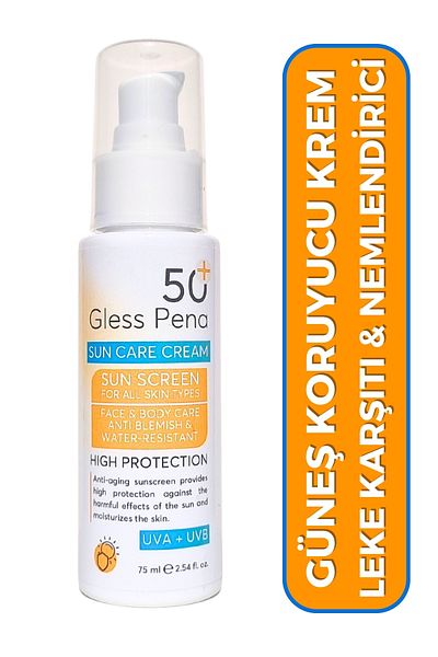 Gless Pena High Protection SPF 50 Sunscreen - Anti-Blemish and Ultra Moisturizer, 60 ml
