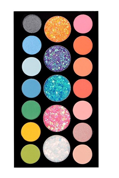 Serashine Parlak Glitter Far 19 Parça Far Paleti
