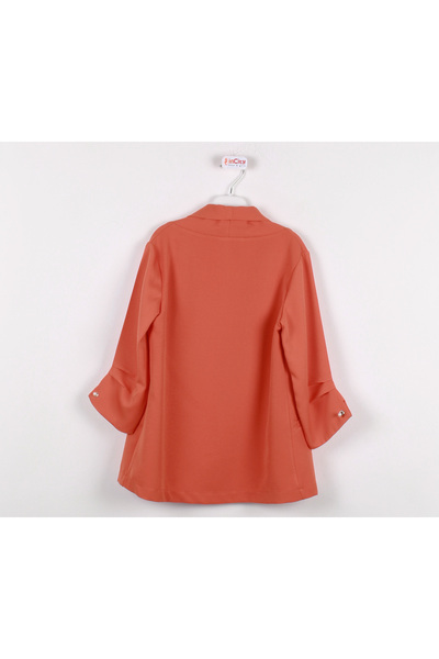 incity Girl's Open Front 3/4 Sleeve Jacket