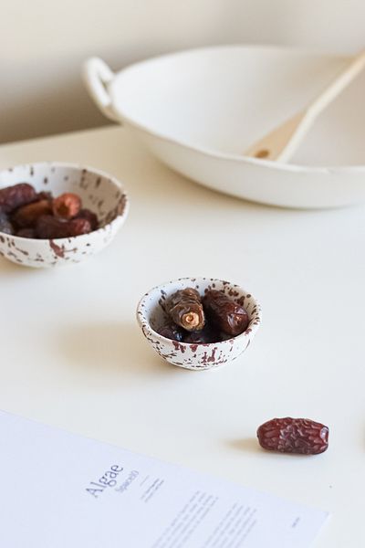 Beige & Stone 35 ml Ceramic Spotted Snack Bowl Sauce Bowl - Turkish Delight Bowl Small Bowl