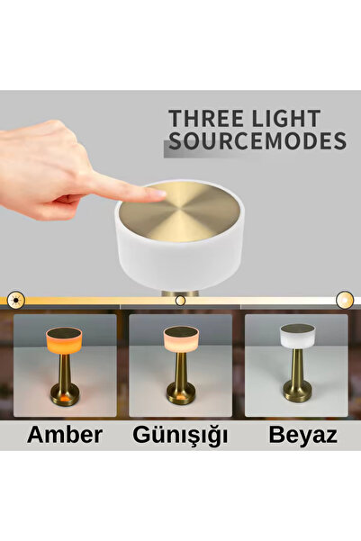 N&D Lighting Forlife Nil Dokunmatik Şarjlı Dekoratif Led Masa Lambası