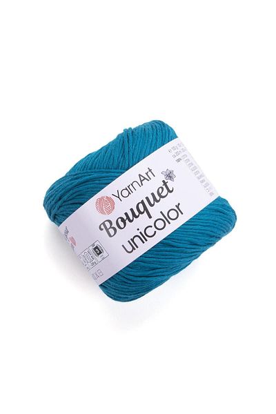 Yarnart BOUQUET UNICOLOR - Ață de tricotat manual PETROLE BLUE-3228