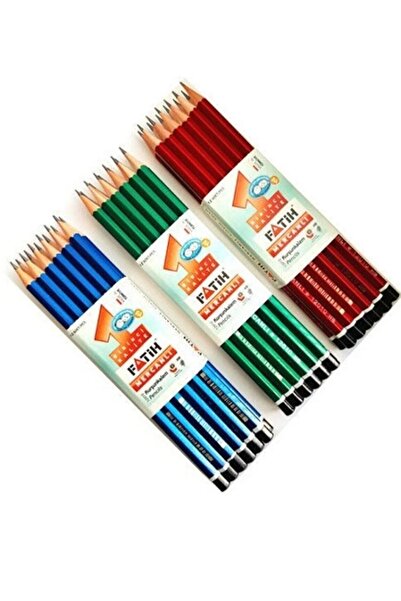 Fatih Mercanlı Hb Kurşun Kalem 12'li Mavi Gövde