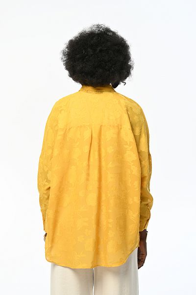 Orfeo Negro CAMĂȘĂ ȘOLNĂ DIN ȘIFON OVERSIZE PENTRU FEMEI