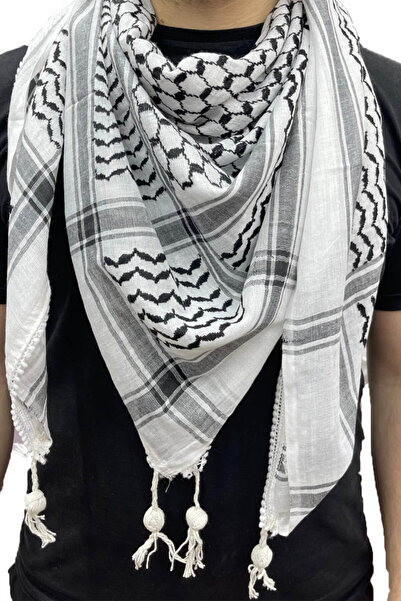 FLORA TEKSTİL Бавовняний льняний пуш, пош, кефія шаль KFY2353