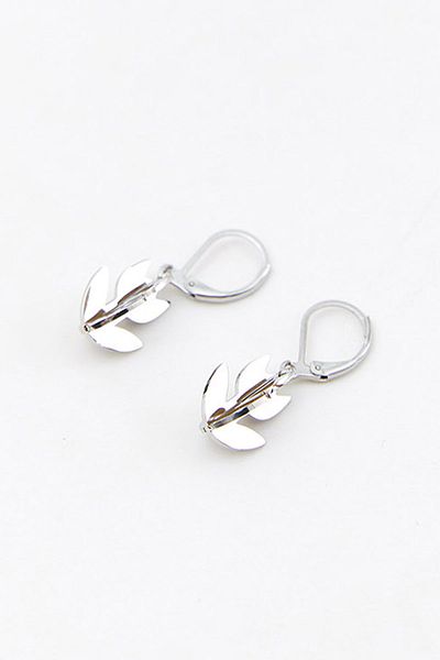 Bianco Lucci Tulip Shaped Steel Women's Earrings - AKSS236