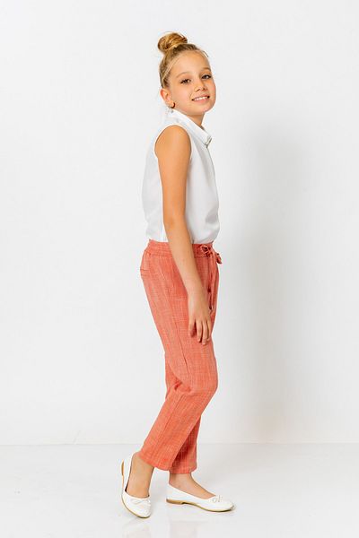 incity Girl's Self Patterned Trousers