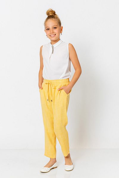incity Girl's Self Patterned Trousers