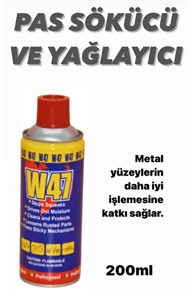 W47 PAS SÖKÜCÜ YAĞLAYICI ÇOK AMAÇLI SPREY 200ml
