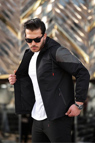 BOYS MANS Ανδρικό εποχιακό μπουφάν αδιάβροχο και αντιανεμικό
