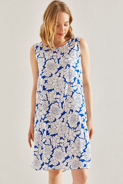 Bianco Lucci Rochie de damă din viscoză - imprimeu floral, model nr: 60231006