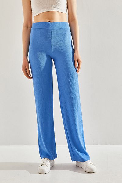 Bianco Lucci Pantaloni de damă Fabric Börcük - cu talie elastică 60231004