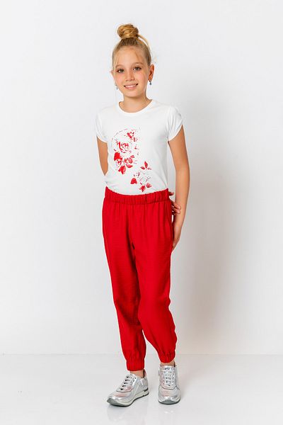 incity Girl's Elastic Waist Jogger Pants
