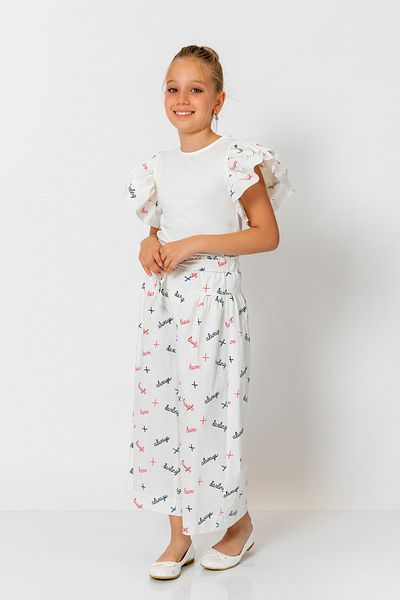 incity Girl's Ruffle Sleeve T-Shirt