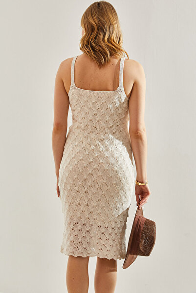 Bianco Lucci Prolamované úpletové šaty – dámské, podšité, 20246099