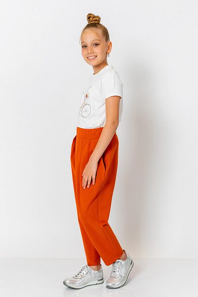 incity Girl's Slouchy Trousers with Elastic Waist