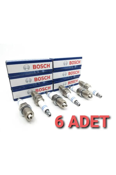 Bosch Bmw 5 Seri E39 99-04 2.0 2.5 Orj Çift Tırnak Buji 6adet