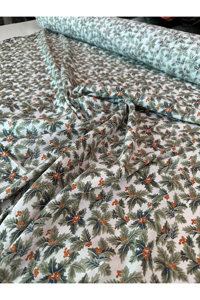 Yaren Ülker Flam Linen Fabric 100% Cotton Kokina Double En