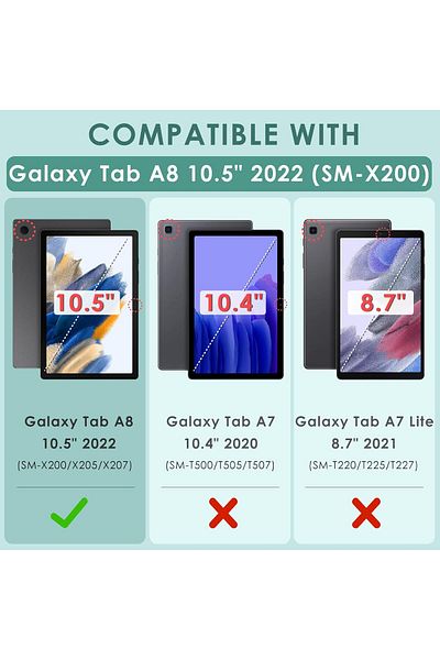 TEKNETSTORE 2021 واقي شاشة سامسونج جالاكسي تاب A8 10.5 زجاج نانو مرن غير قابل للكسر