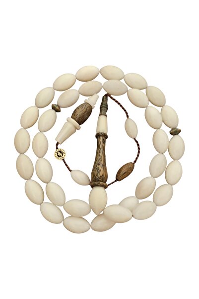 LEBLEBİ TESBİH Ahşap Kutusunda Hediyeli Erbabacan Usta Pelesenk Ağacı Kombinl...