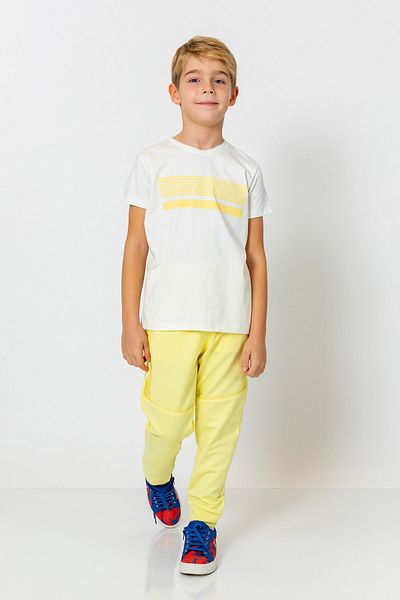 incity Boy's Stripe Printed Combed Cotton