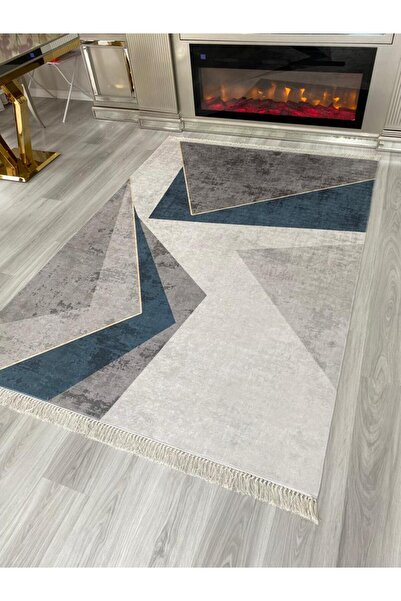 ALLGELSİN Yıkanabilir Kaymaz Taban Salon ve Oturma odası Halısı 4m² Dört ve 6...