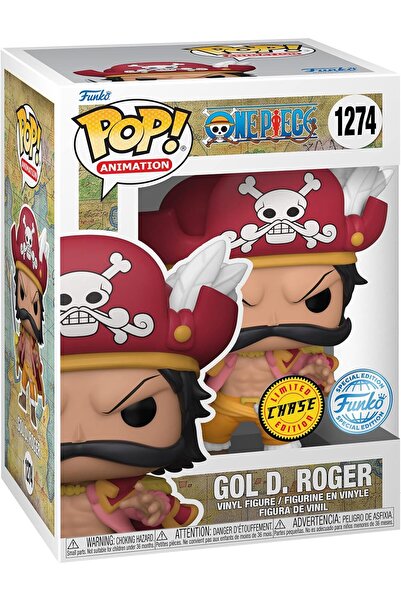 Funko Pop : One Piece - GOL D. Roger Chase Version Vinyl Multicolor Exclusive Figure (Chase)