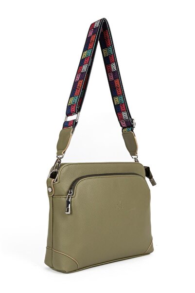 HNB Çanta Kadın Çapraz Askılı Omuz Çantası Madame Vera 034 Yeşil