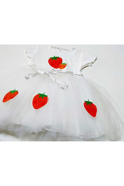 Fenomen Kids Strawberry Tutu Lined Dress
