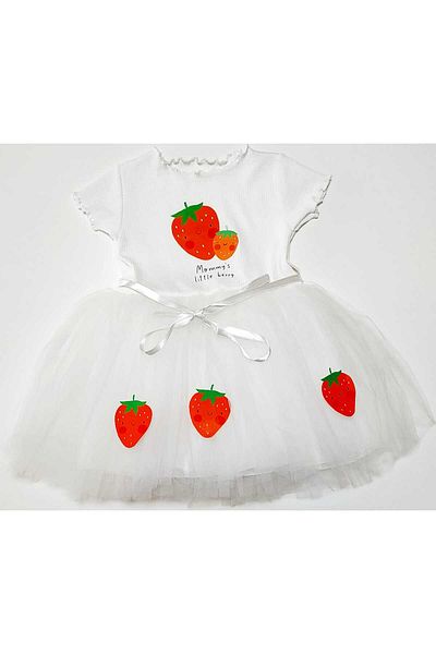 Fenomen Kids Strawberry Tutu Lined Dress