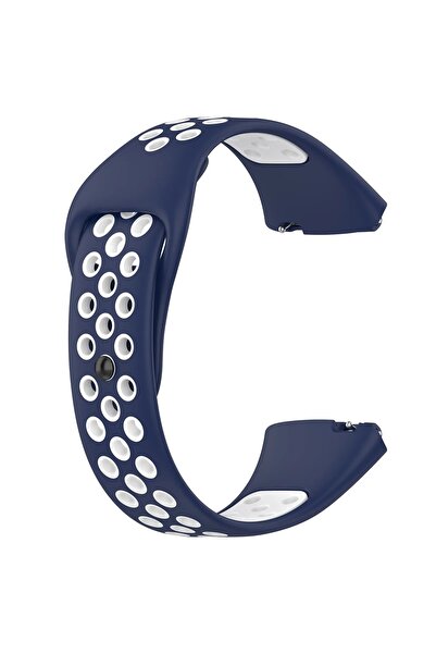 NANOSPACE Xiaomi Redmi Watch 3 Active İle Uyumlu Çift Renk Silikon dilekli ko...