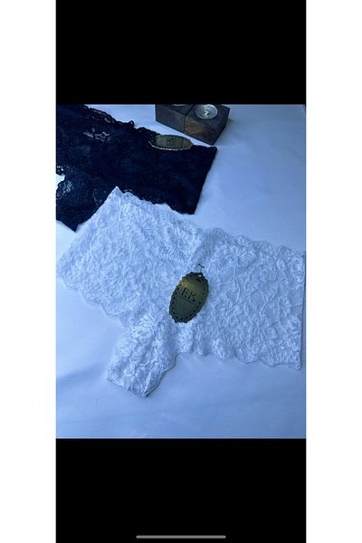 F.K White Lace Panties