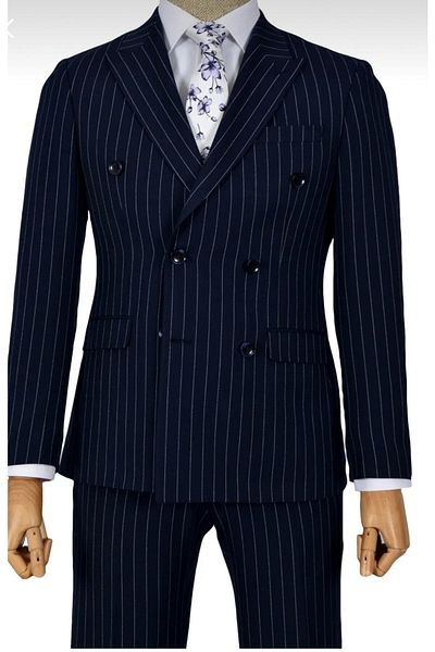 MASSARO Double Breasted Medium Slim Suit Dress (tie wipes gift)