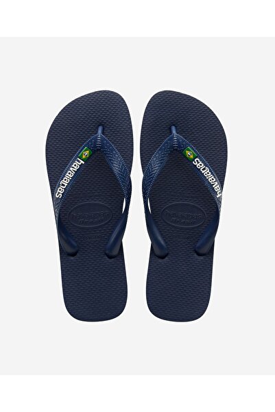 Havaianas HAVAİANAS BRASİL LOGO NAVY BLUE PARMAK ARASI TERLİK