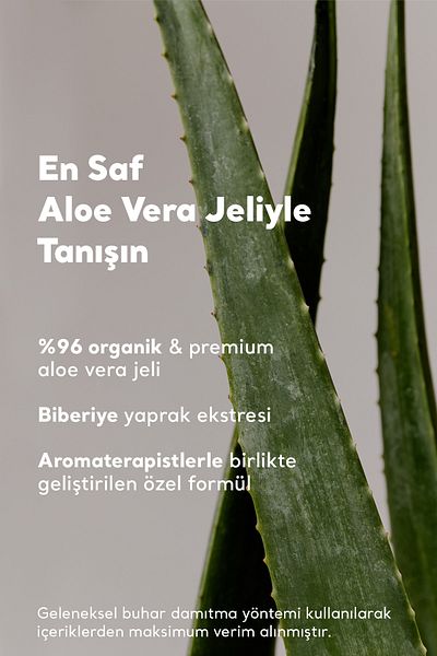 Aromatica 180ml Moisturizing and Soothing Aloe Vera Gel - Organic, Soothing, Vegan