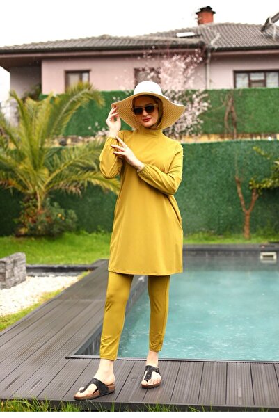 Butik Kardelen Μαγιό Camellia Patterned Hijab 5 τεμαχίων - 10364