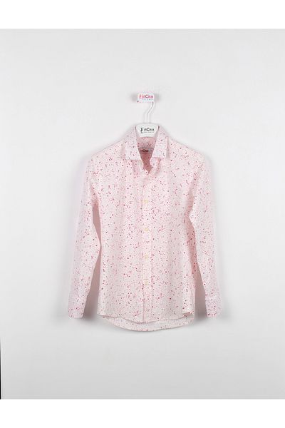 incity Boy's Paint Drop Patterned Long Sleeve Shirt
