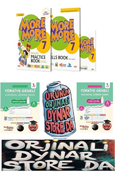 Kurmay Elt Yayınları 7.sınıf More And More Practıce Book & Dıctıonary & Skılls Book Ve Nartest Kurumsal Deneme Hediye