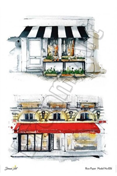DERYA DESİNG ART Brass Decopage Paper No:Drm26
