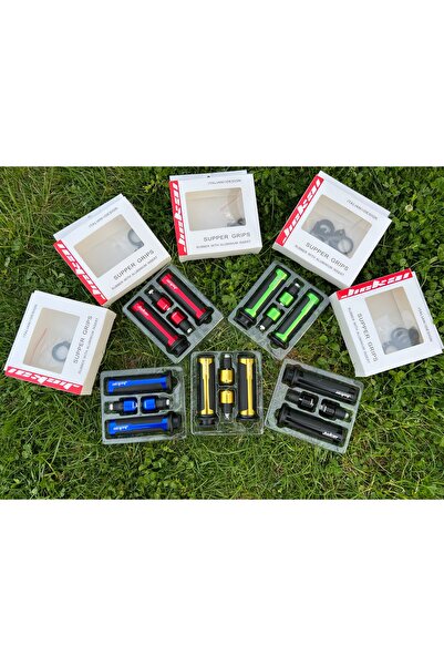 JİEKAİ MONDIAL DRİFT L Motosiklet Spor Elcik Gaz Kolu Elcik Gidon Topuzu Set (KIRMIZI) *BD-004