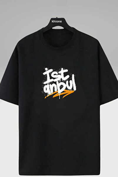 Massgai Unisex dizajn Istanbul B Štampano 100% pamuk % majica