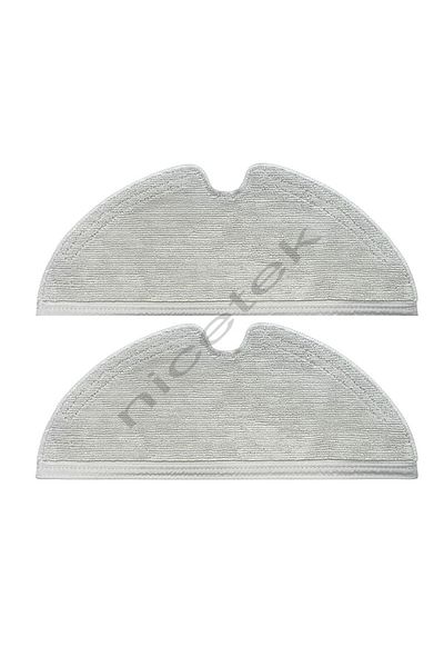 Nicetek Xiaomi Trouver Robot Lds Vacuum Mop Finder - 2 Pieces Rls3 Compatible Microfiber Vacuum Mop