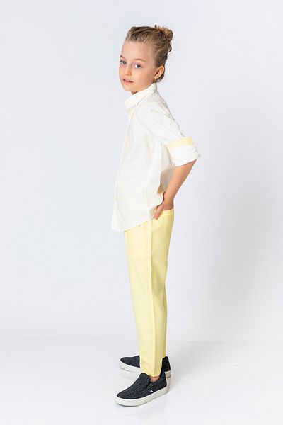 incity Boy's Polka Dot Yellow Shirt