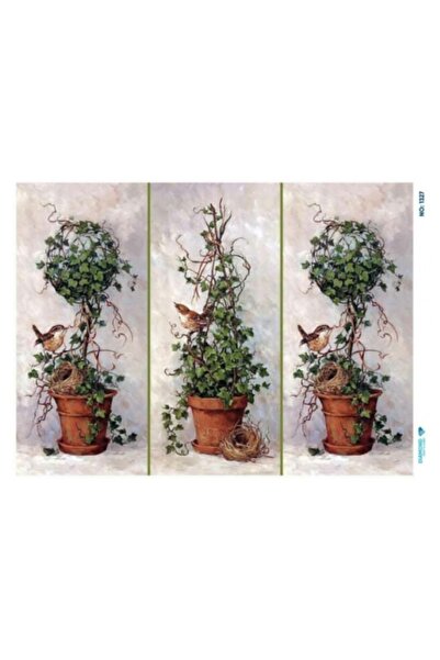 DERYA DESİNG ART ورق ديكوباج نحاسي مقاس 30 × 42 سم - DMND1327